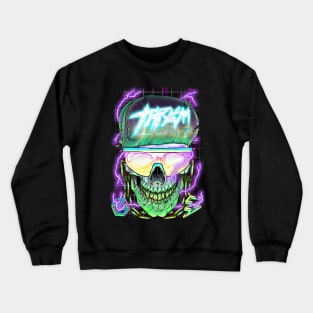 Electro Thrash Skull Crewneck Sweatshirt